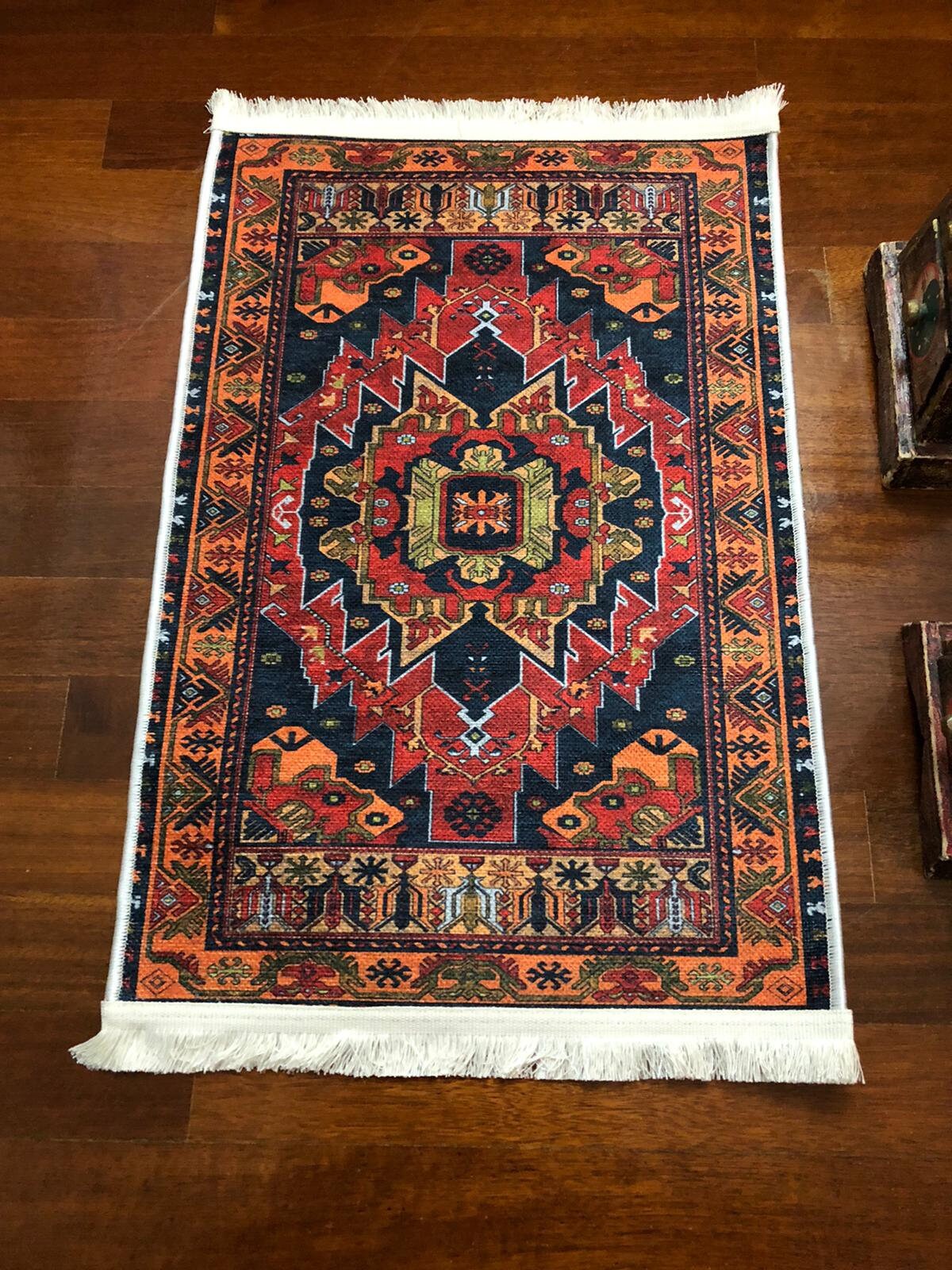 Decorative Area Rug, 2.0x3.0 ft, Turkish Pattern Rug, Antique Oushak Rug, Bohemian Rug, New Kilim Rug, Kitchen Decor Rug, Bedroom Decor Rug