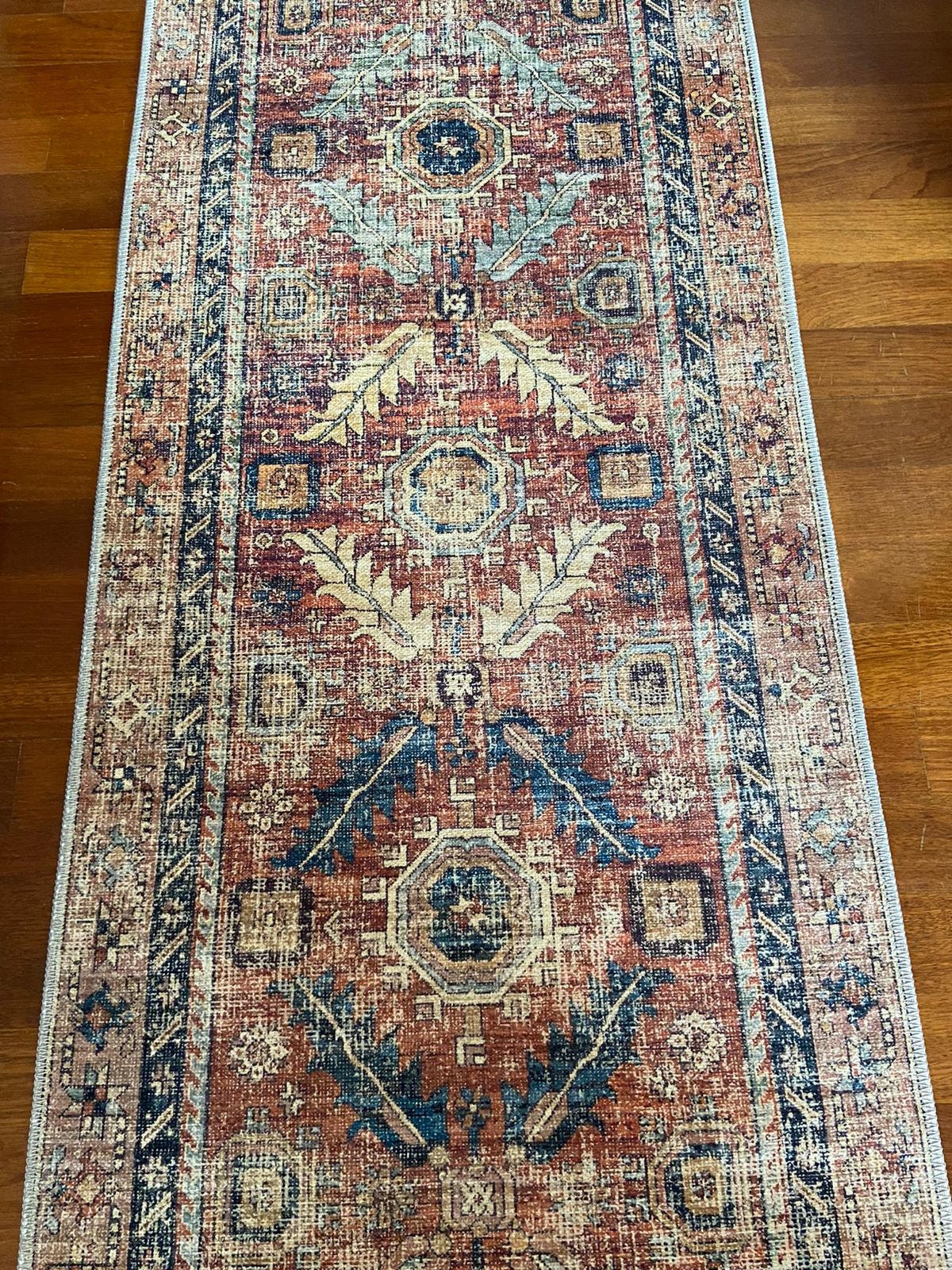 Bohemian Area Rug, Turkish Antique Rug, Luxury Home Decor, Red Kilim Rug, Hallway Runner Rug, Entryway Decor, Floor Rug, Red Living Room Rug