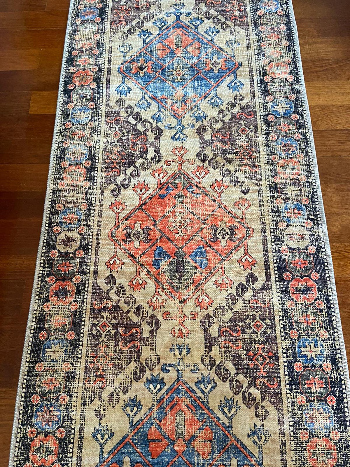 Hallway Decor Rug, Long Kitchen Runner Rug, Boho Decor, Entryway Rug, 2.6x10 ft Rug, Oriental Rug, Home Gift For Wedding