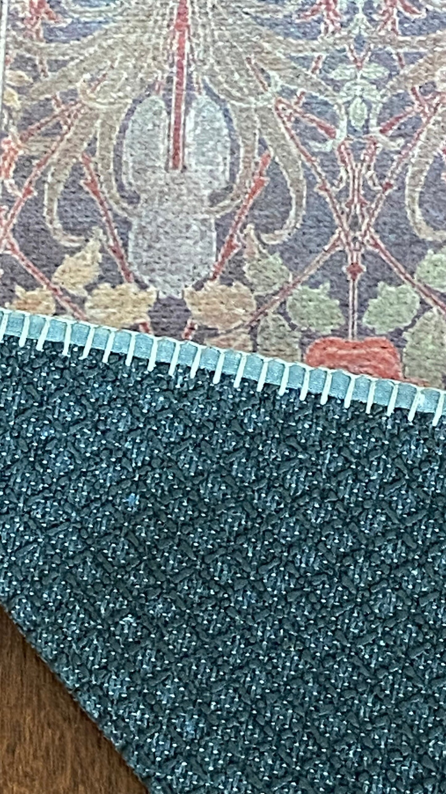 2x3 Floral Rug, Gray and Green Small Rug, Kitchen Rug
