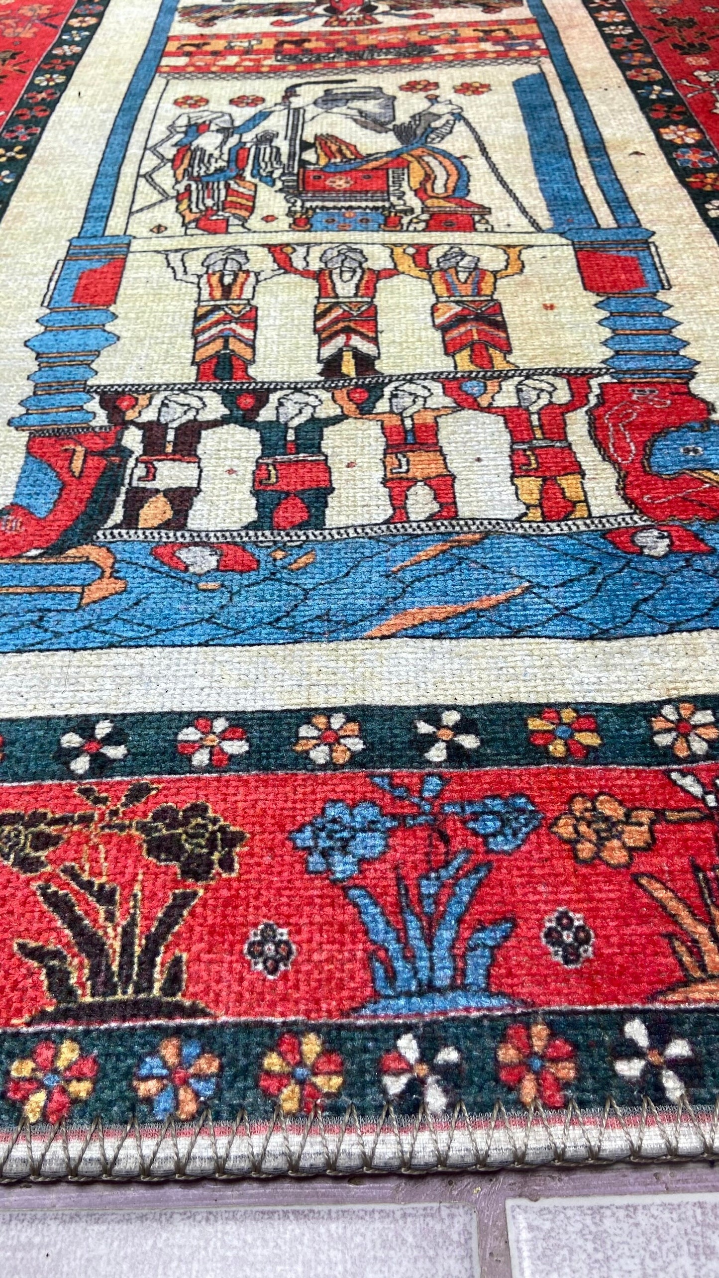 Washable Rug, 2x3 ft Small Rug, Decorative Rug, Non-Slip Rug, Exclusive Rug
