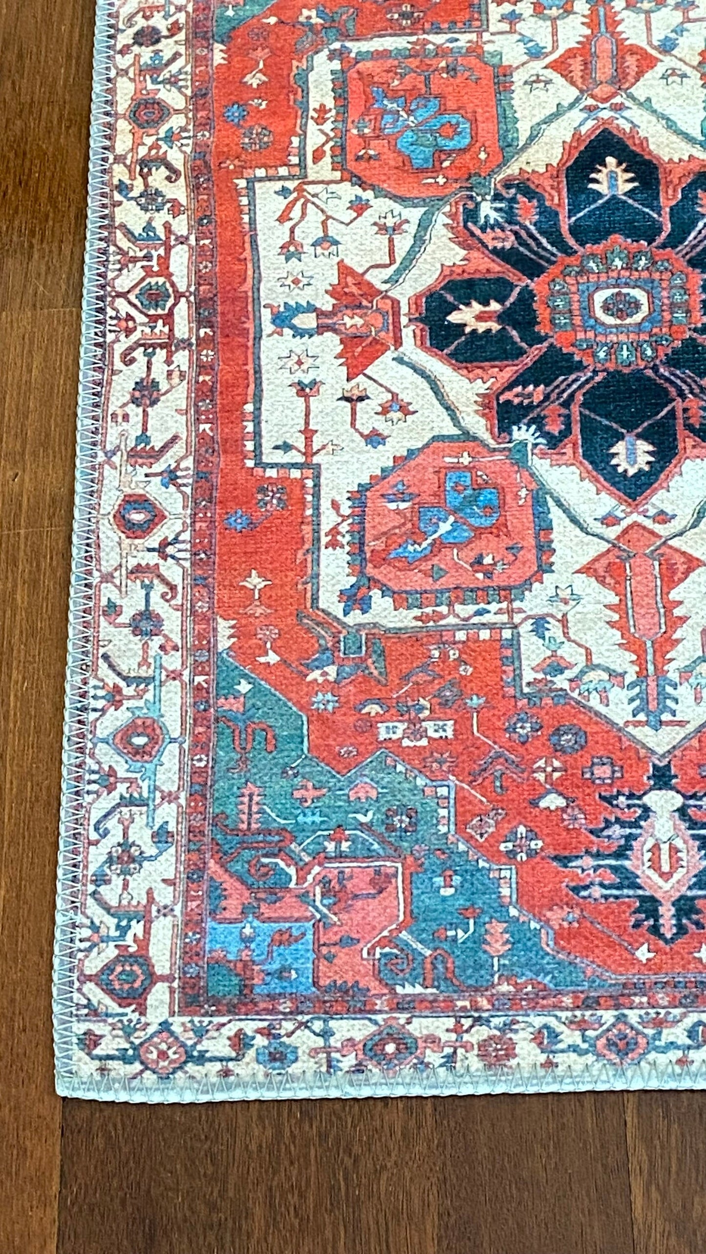 Red Small Rug, 2 x 3 ft Washable Rug, Decorative Rug, Bathroom Rug, Doormat Rug, Home Gift Rug, Non-Slip Rug, Oriental Rug,