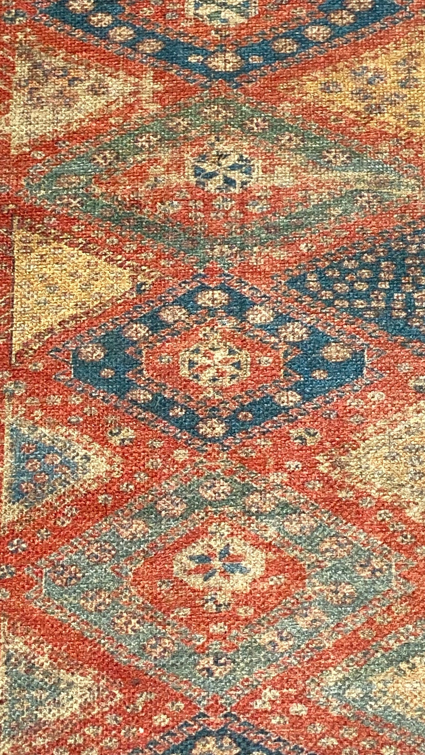 Geometric Design Rug, 2x3 ft Small Rug, Entryway Rug, Print Rug, Washable Rug