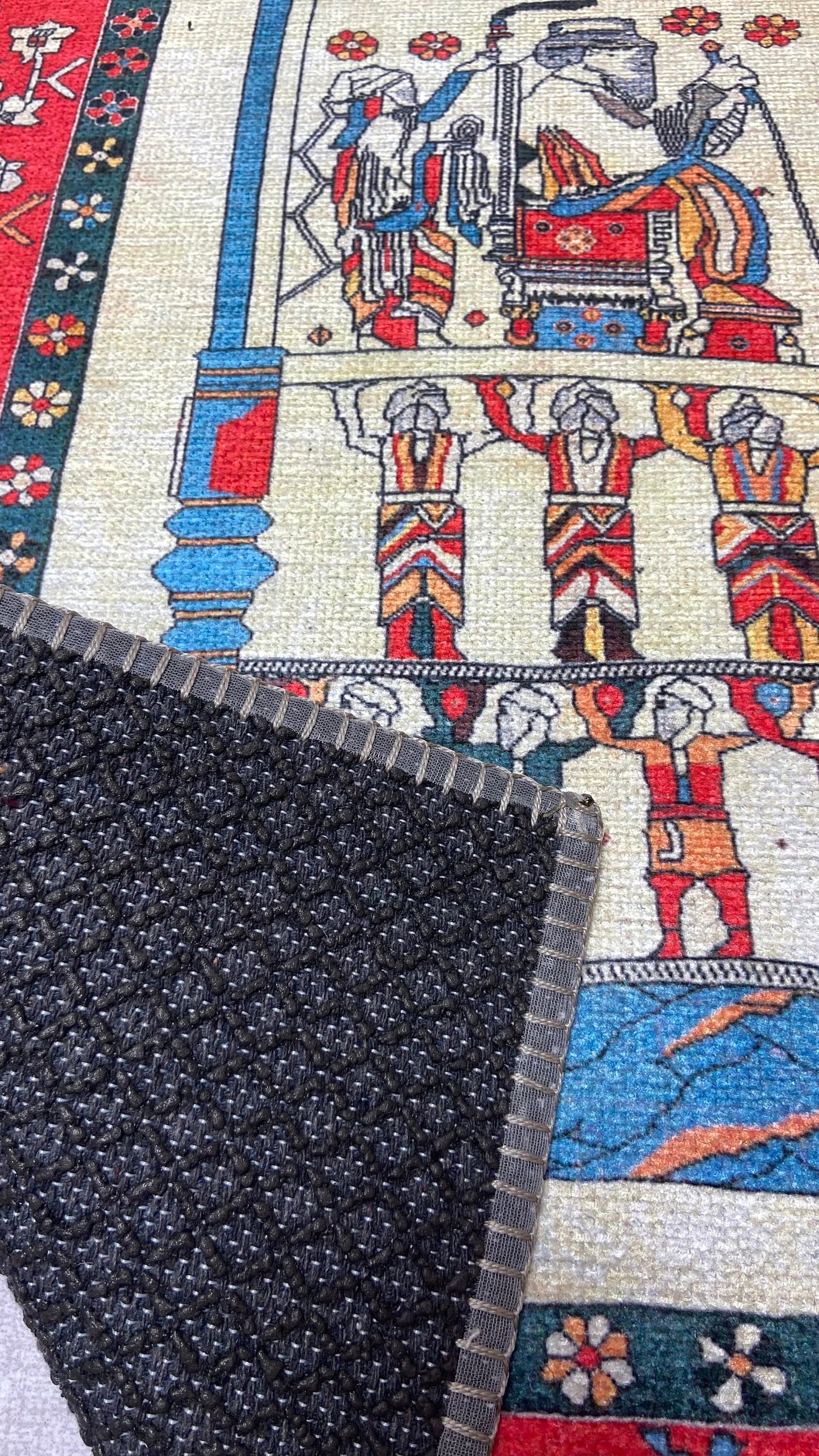 Washable Rug, 2x3 ft Small Rug, Decorative Rug, Non-Slip Rug, Exclusive Rug
