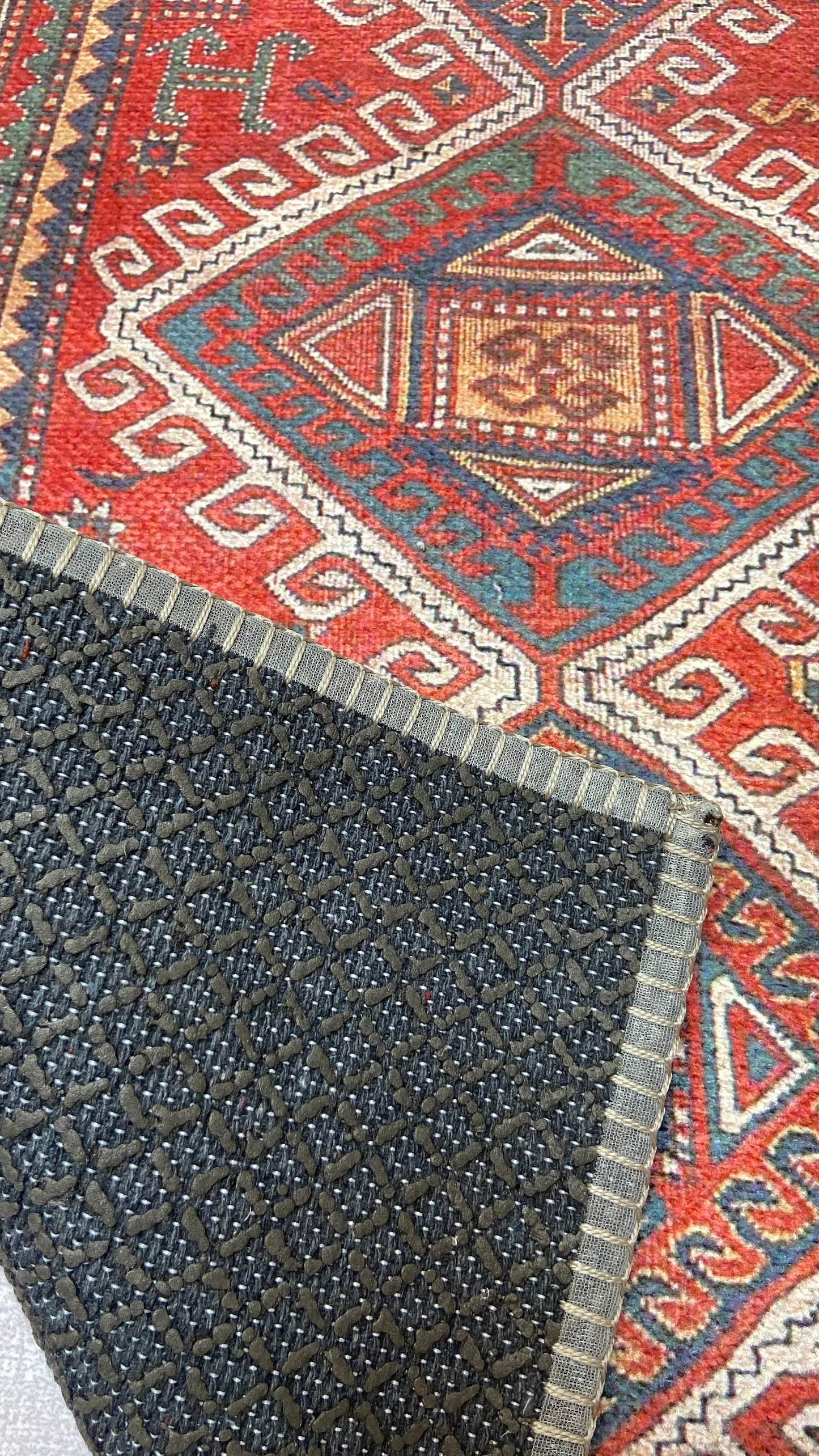Exclusive Rug, 2x3 Small Rug, Red Small Rug, Decorative Rug, Bedroom Rug, Kelim Design Rug, Bathroom Rug
