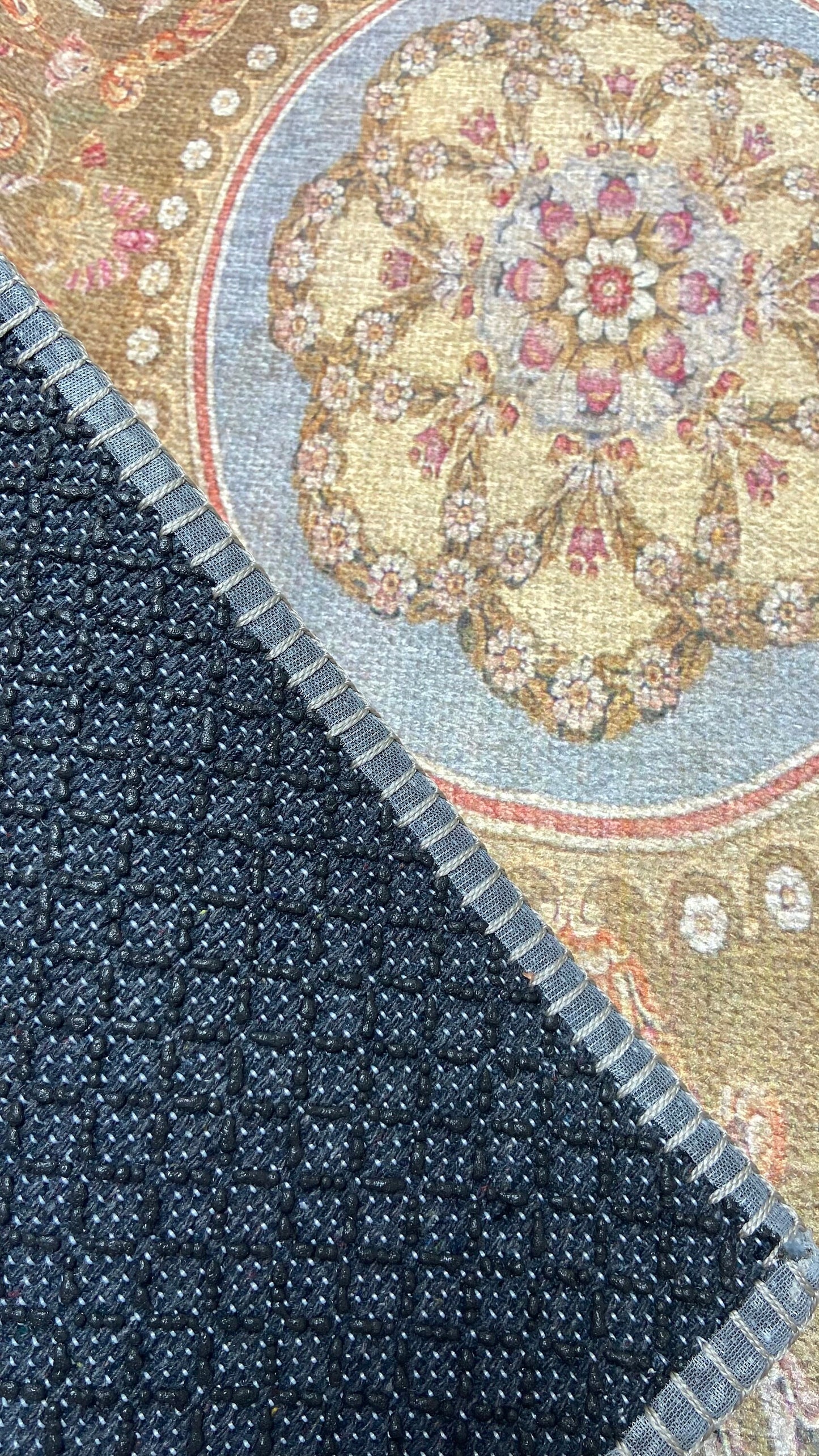 Decorative Small Rug, 2x3 ft Yellow Small Rug, Oriental Rug, Bedroom Rug, Livingroom Rug