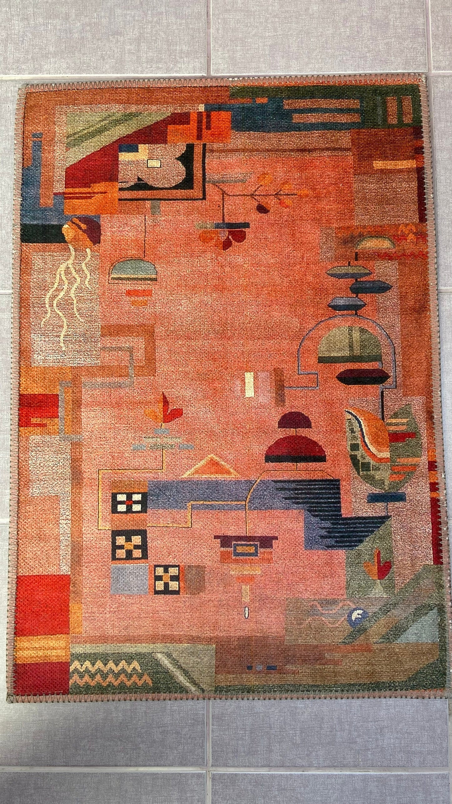 Modern Pattern Rug, 2x3 Kitchen Rug, 2x5 Hallway Runner Rug, Doormat Rug, Small Modern Rug, Decorative Floor Rug, Garden Rug, Washable Rug