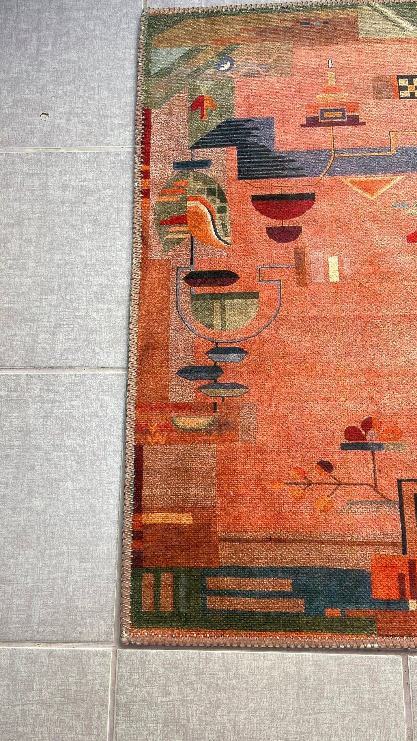 Modern Pattern Rug, 2x3 Kitchen Rug, 2x5 Hallway Runner Rug, Doormat Rug, Small Modern Rug, Decorative Floor Rug, Garden Rug, Washable Rug