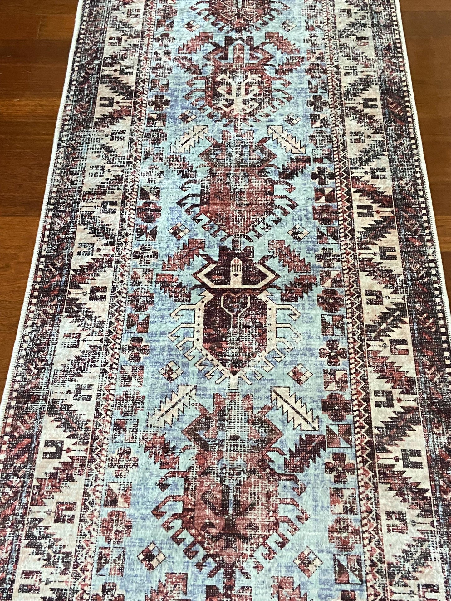 Blue Runner Rug, 3x10 Beige Runner Rug, 2x9 Runner Rug, Purple Runner Rug,Hallway Rug, Kitchen Rug,j