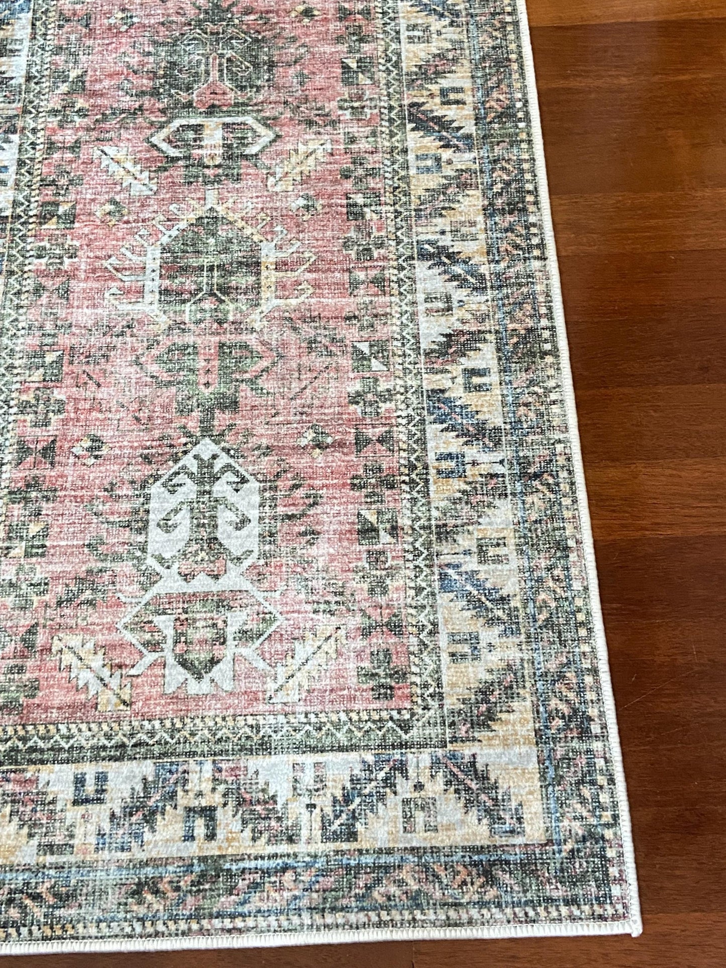 Non Slip Rug, 3x10 Runner Rug, 2x9 Pink Runner Rug, Washable Rug, Kitchen Rug, Bedroom Rug, Green Runner Rug, Hallway Rug