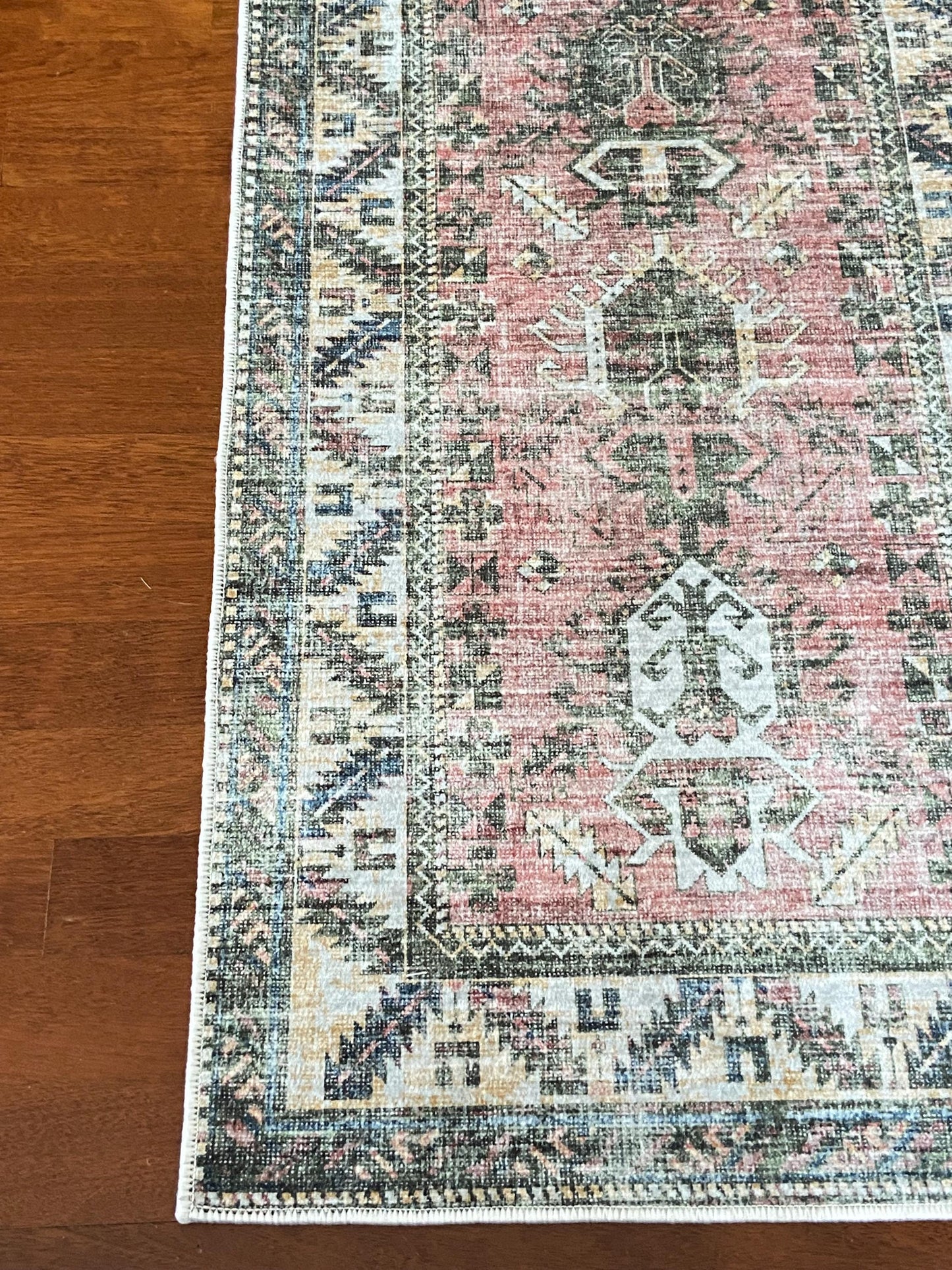 Non Slip Rug, 3x10 Runner Rug, 2x9 Pink Runner Rug, Washable Rug, Kitchen Rug, Bedroom Rug, Green Runner Rug, Hallway Rug