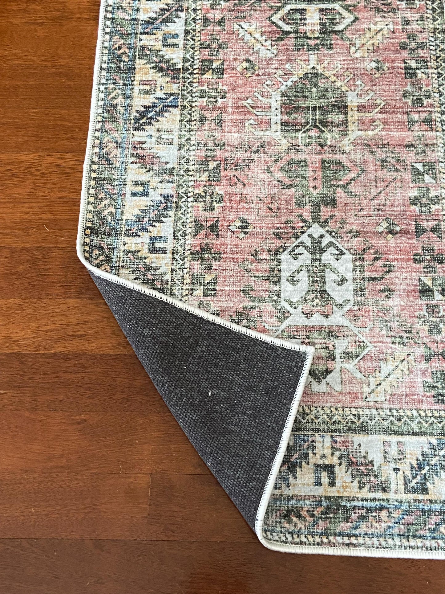 Non Slip Rug, 3x10 Runner Rug, 2x9 Pink Runner Rug, Washable Rug, Kitchen Rug, Bedroom Rug, Green Runner Rug, Hallway Rug