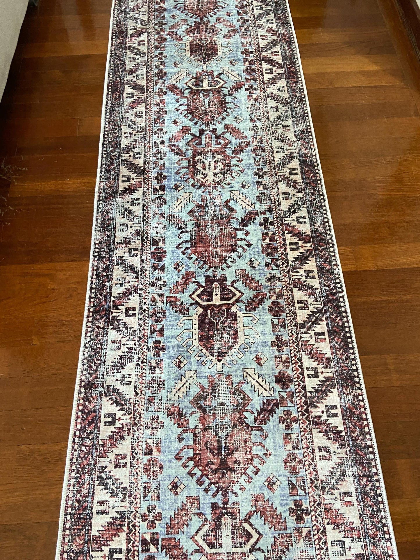 Blue Runner Rug, 3x10 Beige Runner Rug, 2x9 Runner Rug, Purple Runner Rug,Hallway Rug, Kitchen Rug,j