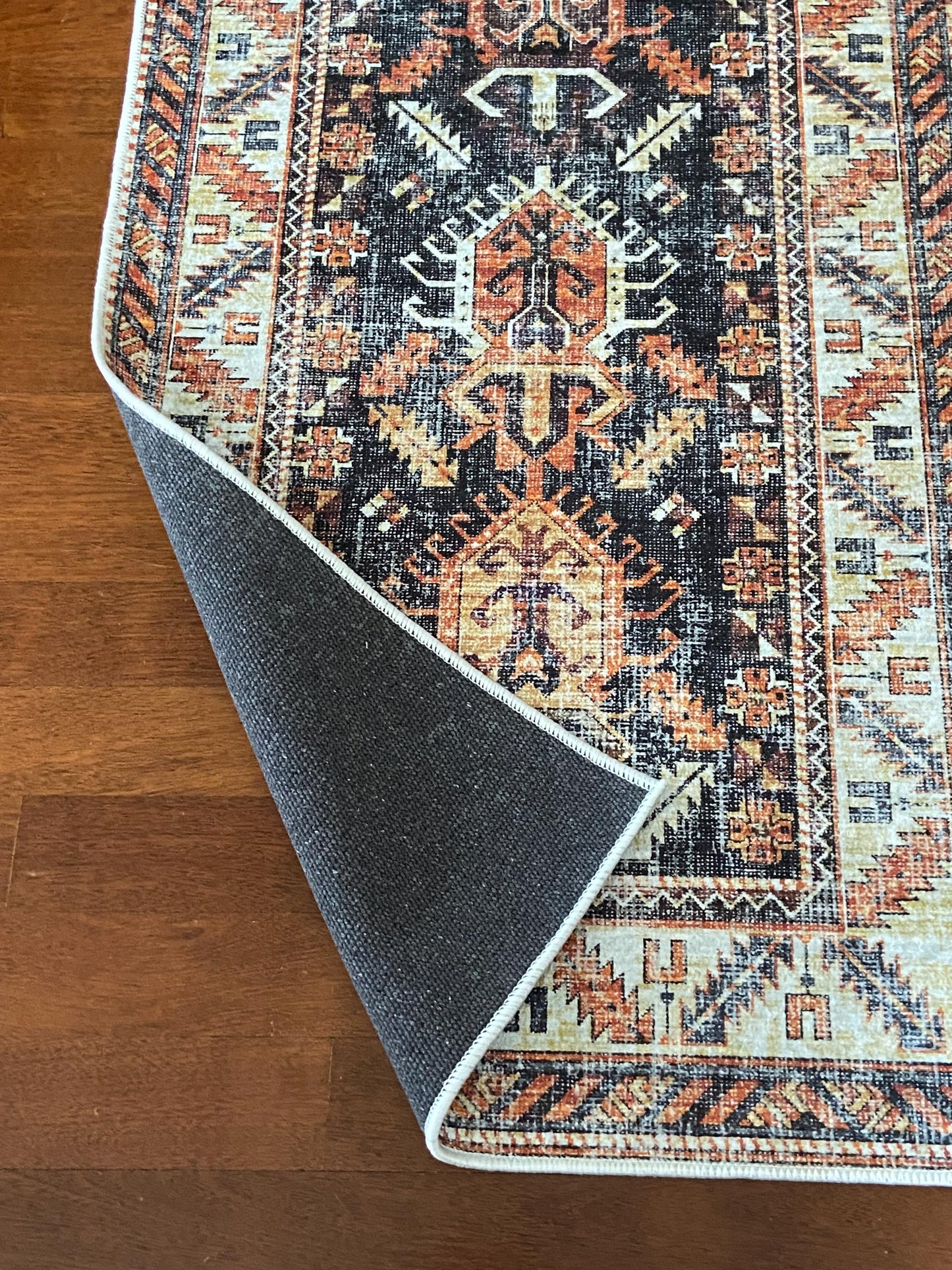 Rust Runner Rug, 3x10 Black Runner Rug, 2x9 Beige Rug, Non Slip Runner Rug, Washable Rug, Hallway Rug, Corridor Rug