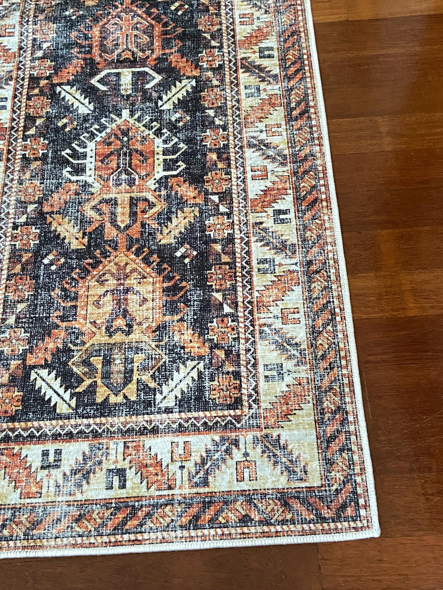 Rust Runner Rug, 3x10 Black Runner Rug, 2x9 Beige Rug, Non Slip Runner Rug, Washable Rug, Hallway Rug, Corridor Rug