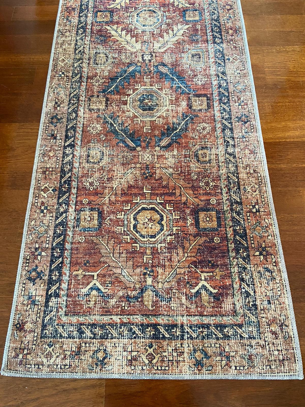 Bohemian Area Rug, Turkish Antique Rug, Luxury Home Decor, Red Kilim Rug, Hallway Runner Rug, Entryway Decor, Floor Rug, Red Living Room Rug