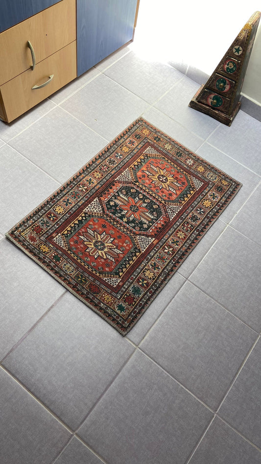 2x3 Small Rug, Livingroom Rug, Decorative Rug, Bedroom Rug, Home Gift Rug